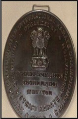 World Biggest Medal 900gm 6 ft